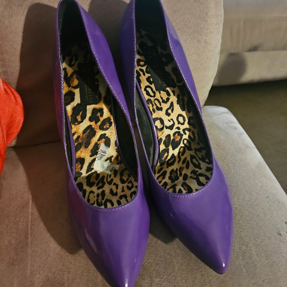 Size 11 purple 4 inch heels
